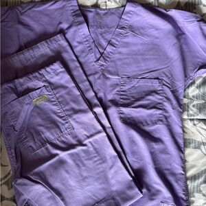 Purple Scrub Set